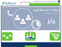 Tablet Screenshot of chemuniverse.com